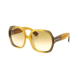 NEW TOM FORD SUNGLASSES, TOM FORD WOMEN YELLOW TF1221 41F, FT1221/S 41F